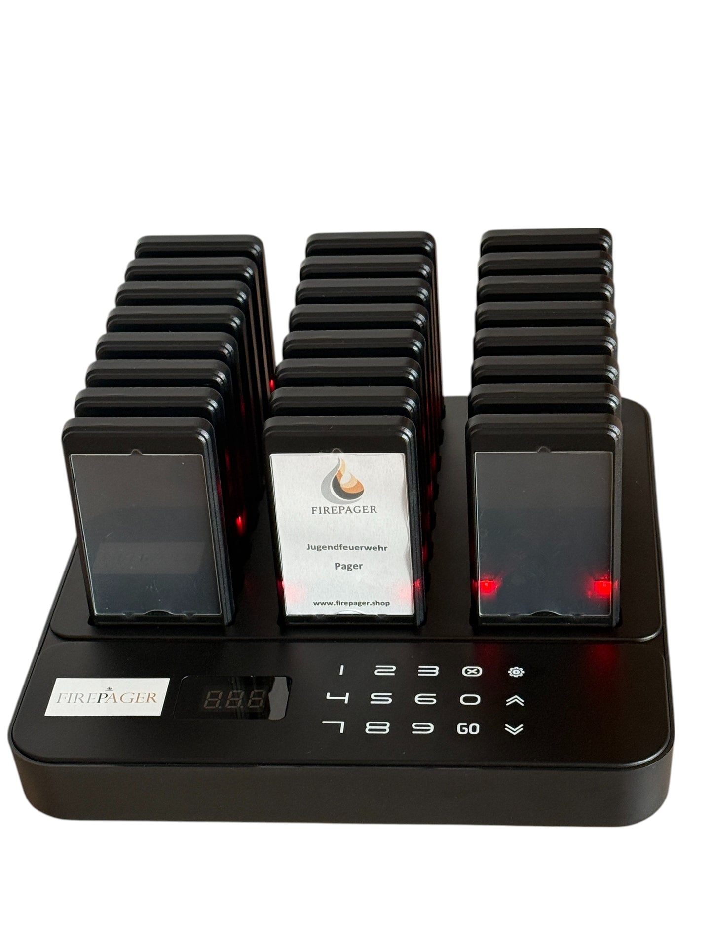 FirePager Komplettset –  Jugendfeuerwehr Pager zur Miete inkl. Ladestation