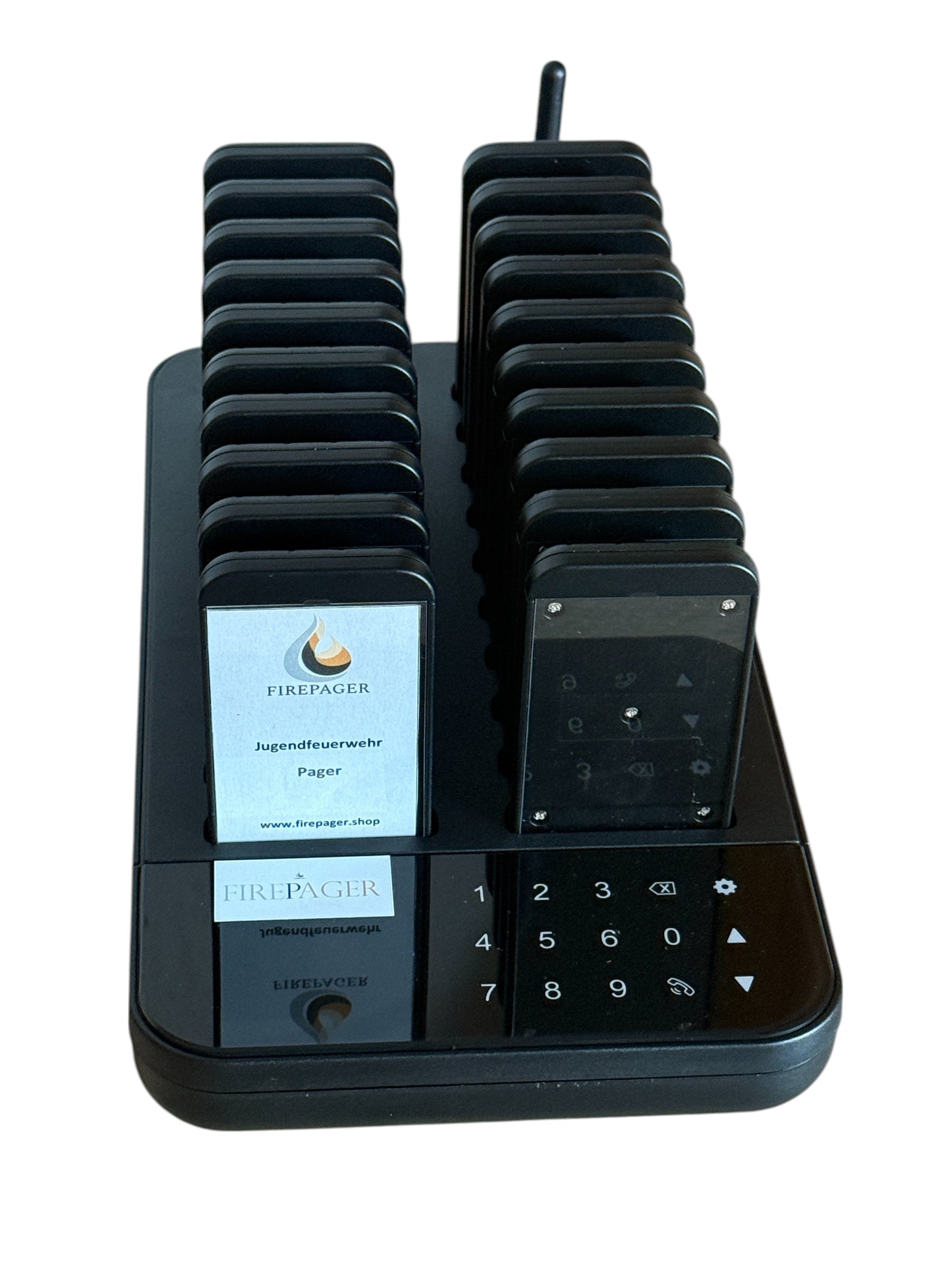 FirePager Komplettset –  Jugendfeuerwehr Pager zur Miete inkl. Ladestation