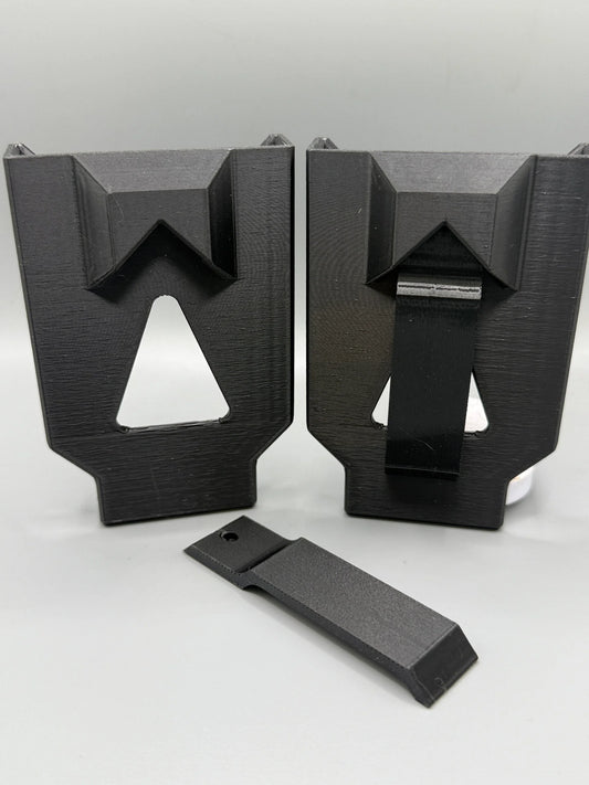 Pager Holster, einen mit und einen ohne Ersatzklipp 